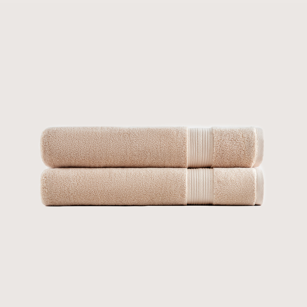 Ultrasoft 100% Cotton Bath Towels ( 1+1 FREE )