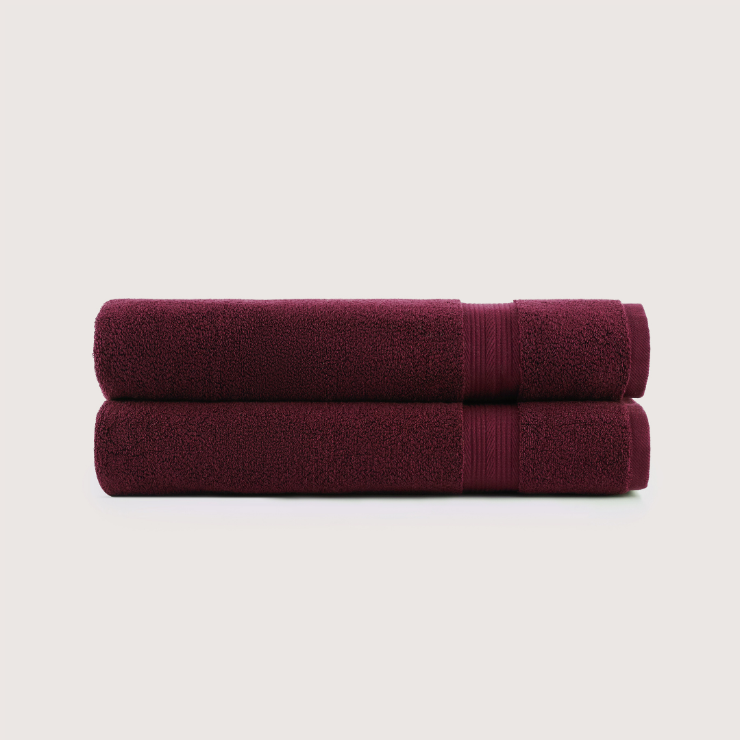 Ultrasoft 100% Cotton Bath Towels ( 1+1 FREE )