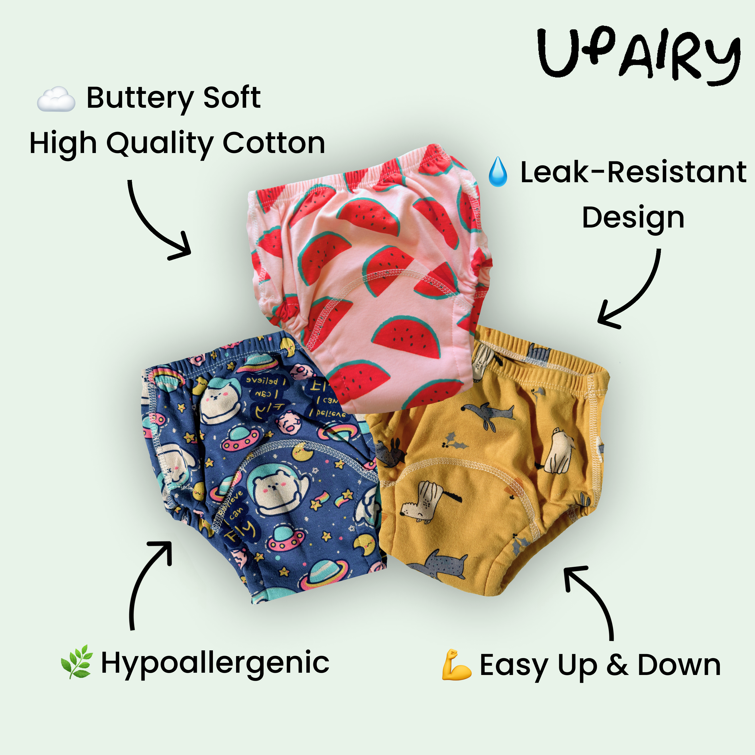 10 Pack - Potty Training Underwear