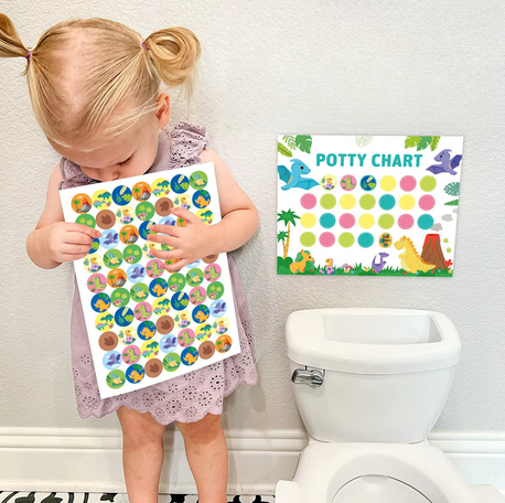 Potty Training Reward Chart & Stickers (FREE GIFT)