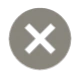 Grey Cross Icon