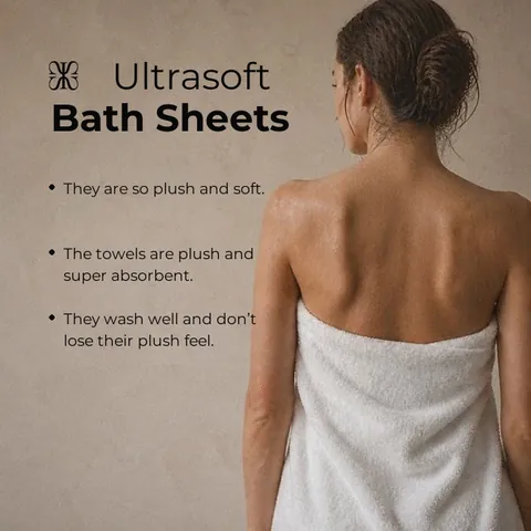 Ultrasoft Cotton Bath Sheets