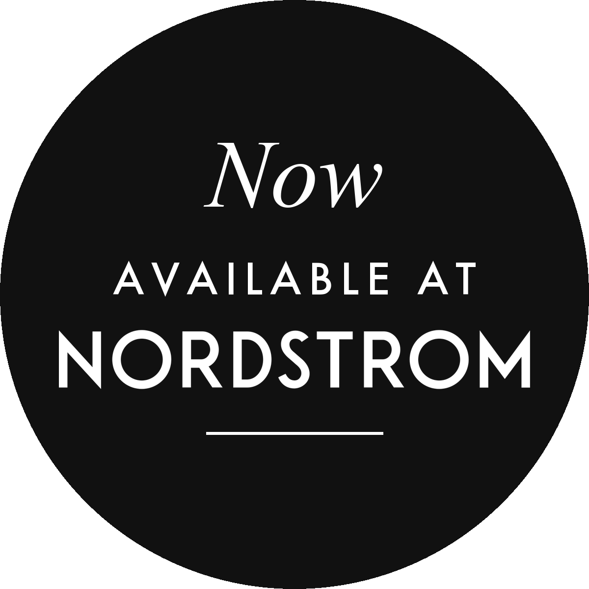 Now available at Nordstrom